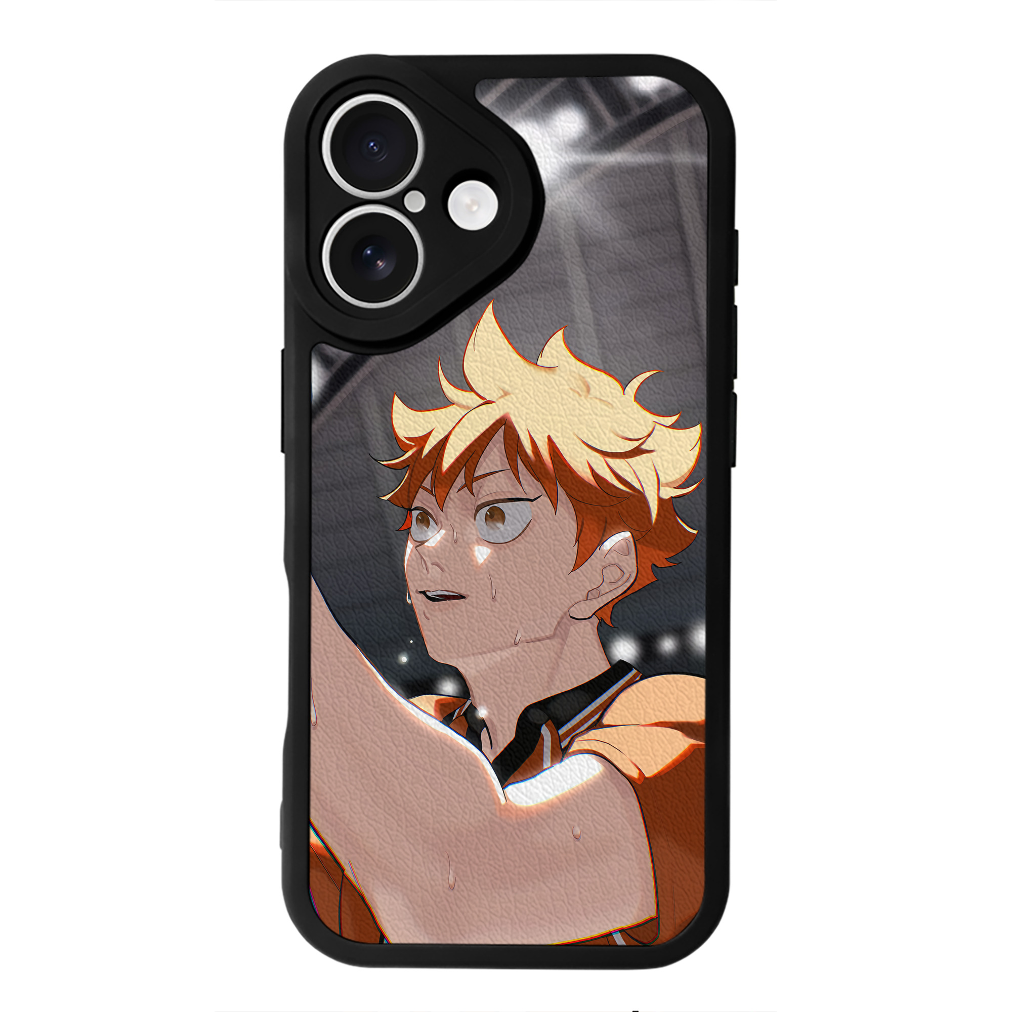 （画像用） ハイキュー!! Haikyu!! 【iPhone 16シリーズ対応】シリコンスマホケース（レザー調） 材質：シリコン